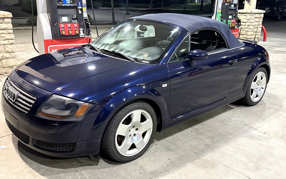 2002 Audi TT Quattro Convertible in Moro Blue Pearl